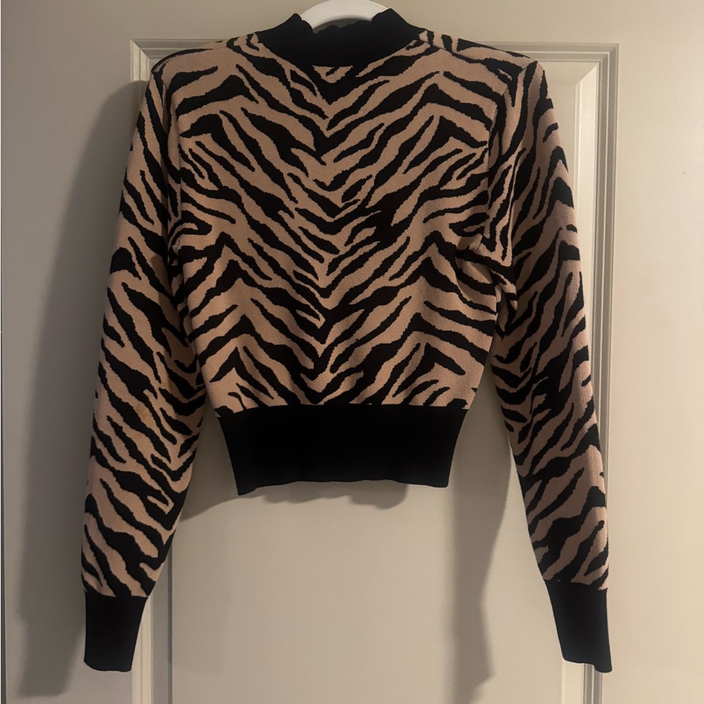 ALC Tiger Print Sweater